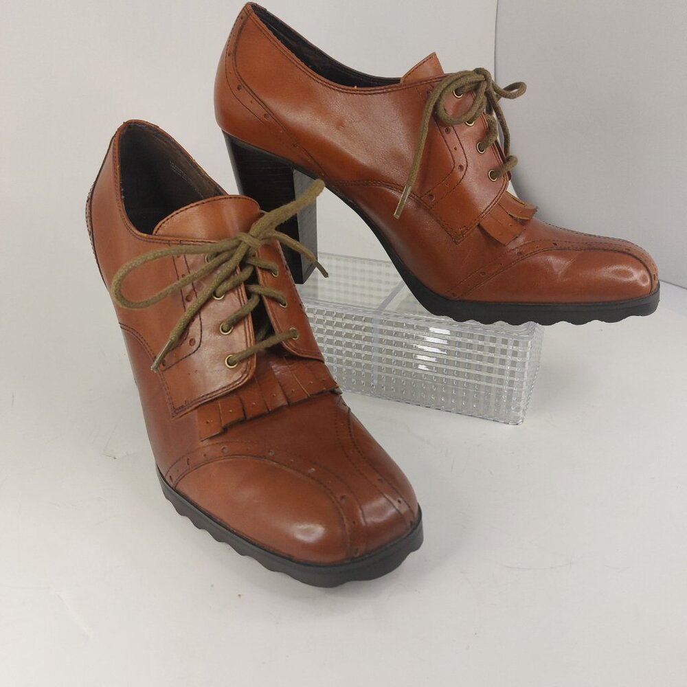 Vintage Hilary Radley Brown Oxford Style Heels